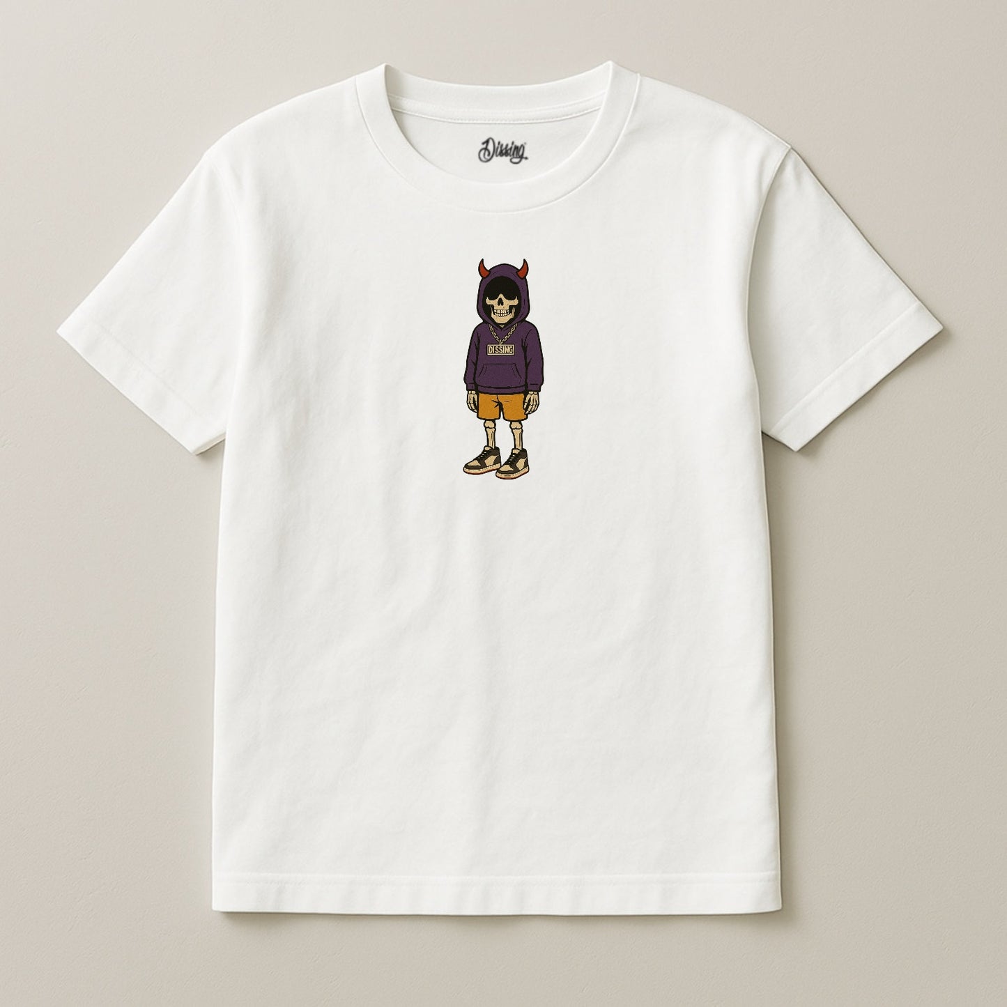 T-SHIRT SKULL WHITE