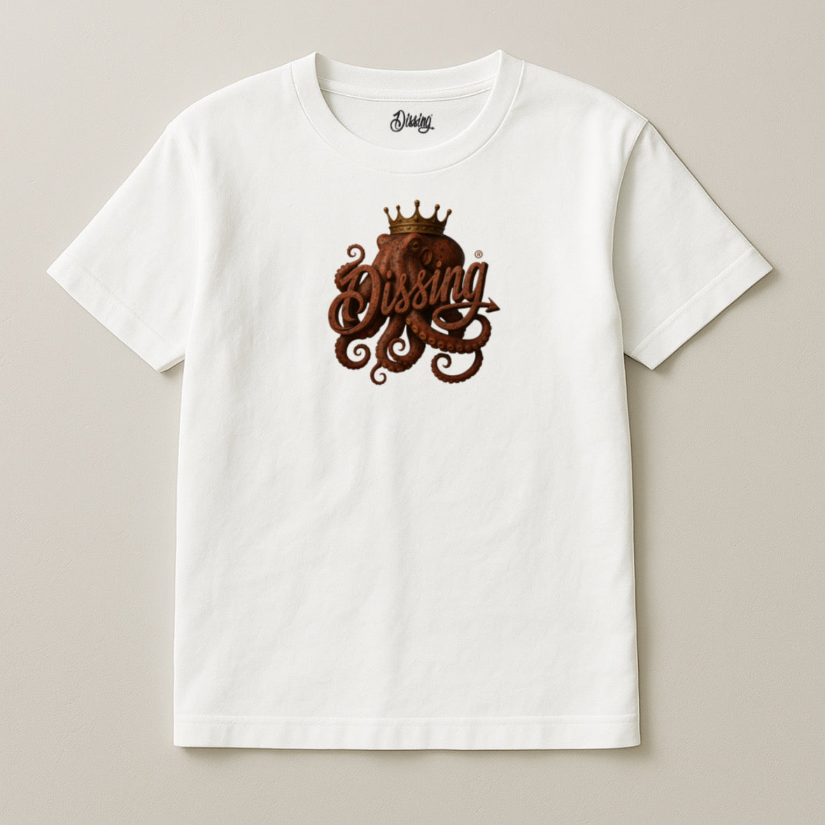 T-SHIRT OCTOPUS WHITE