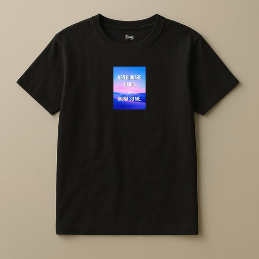 T-SHIRT GOD BLACK