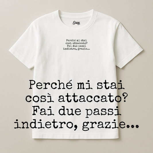 T-SHIRT DUE PASSI WHITE