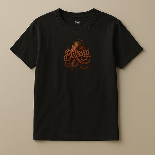 T-SHIRT OCTOPUS BLACK